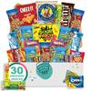 Birthday Gift Basket Small Snack Box (31 Piece Variety Pack Care Package) Chips, Candy, Peanuts, Popcorn, Cookies, Gummy Snacks, Chocolates and More - The Care Crate Co. view 1