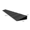 BBZY Rise Threshold Ramp 550 Lbs Capacity Wide Natural Rubber Power Wheelchair Ramp Non-Slip Solid Rubber Threshold Ramp for Doorways view 4