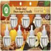 Air Wick Plug in Scented Oil Refill, 7ct, Pumpkin + Brown Sugar Mixed Pack, Fall Scent, Essential Oils, Air Freshener view 1