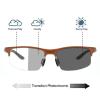 Photochromic Bifocal Reading Glasses For Men Aluminum magnesium Sports Transition Magnifier Presbyopia Sunglasses Readers (brown, 3.25, multiplier_x) view 3