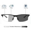 Photochromic Bifocal Reading Glasses For Men Aluminum magnesium Sports Transition Magnifier Presbyopia Sunglasses Readers (black, 1.0, multiplier_x) view 3