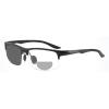 half frame Photochromic Bifocal Reading Glasses for Men Women Wrap Around Sports Square Transition Readers Sunglasses (black, 1.0, multiplier_x) view 1