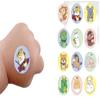 120pcs Cute Mini Round Bandages Kawayi Small Adhesive Bandage Breathable Patch for Girls Kids view 2