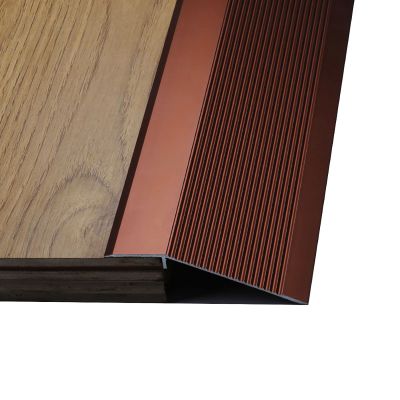 MOFOCO Aluminum Alloy Household Threshold Ramps, Non-Slip Lightweight Floor Transition Reducer Strip,Door Sill Trim, for Scooters, Wheelchair, Interior Sweeping Robot (Color : B, Size : 110cm)