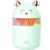 Habiba Humidifier Cute Small Essential Oil DiffuserPrevent Dry Burning and Regular Power OffDesktop 300ml Humidifier7-Color Atmosphere Light Silent view 1