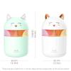 Habiba Humidifier Cute Small Essential Oil DiffuserPrevent Dry Burning and Regular Power OffDesktop 300ml Humidifier7-Color Atmosphere Light Silent view 2