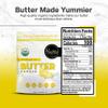 Healthier Comforts Organic Butter Powder | USDA Certified Organic Dehydrated Unsalted Butter | Kosher, Gluten Free, Non-GMO | Popcorn, Baking, Seasoning 7oz view 2