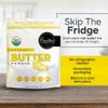 Healthier Comforts Organic Butter Powder | USDA Certified Organic Dehydrated Unsalted Butter | Kosher, Gluten Free, Non-GMO | Popcorn, Baking, Seasoning 7oz view 4