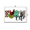 Farm Life 12 X 8 Metal Tin Sign Farm Barn Boho Western Farmhouse Country Cowboy Cowgirl Wood Feather Rodeo Sunflower Animals Vintage Chicken Cow Pig Horse MS113 view 2