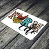 Farm Life 12 X 8 Metal Tin Sign Farm Barn Boho Western Farmhouse Country Cowboy Cowgirl Wood Feather Rodeo Sunflower Animals Vintage Chicken Cow Pig Horse MS113 view 3