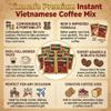 Vinacafe Premium 3 in 1 Instant Coffee Mix, New & Improved Version, Unique Blend of Both Arabica & Robusta Coffee Beans, 24 Count Packets, 1 Bag view 3