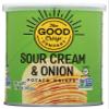 The Good Crisp Company, Sour Cream & Onion Flavor Potato Crips, 1.6 Oz (Pack of 12) view 1