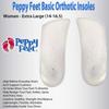 Peppy Feet Basic Orthotic Arch Support Flexible for Flat Foot Shoe Insoles- Women - Extra Large (14-16.5) view 4