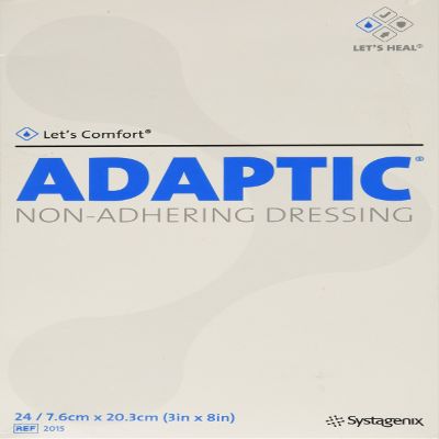 3 Set - SYSTAGENIX Wound MNGMNT Adaptic Non-Adhering Dressing, 24 Count