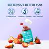 Baby Blues Probiotic Gummies for Women  Organic Strawberry Flavor  Gut, Immune, Skin & Vaginal Health  5 Billion CFU DE111  Vegan Daily Supplement for Moms  Pre/Postnatal Support view 3