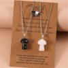 2Pcs Wire Wrapped Love Heart Mushroom Crystal Pendant Necklace Set Adjustable Link Chain Stone Necklace for Friend Women Jewelry-G mag view 2