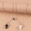 2Pcs Wire Wrapped Love Heart Mushroom Crystal Pendant Necklace Set Adjustable Link Chain Stone Necklace for Friend Women Jewelry-G mag view 3