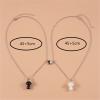 2Pcs Wire Wrapped Love Heart Mushroom Crystal Pendant Necklace Set Adjustable Link Chain Stone Necklace for Friend Women Jewelry-G mag view 4