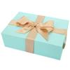 MONDEPAC Blue Gift Box - 11x7.5x3.5 Inches, Magnetic Lid, Includes Card, Ribbon, Shredded Paper Filler for Valentine's Day Gift Packaging view 1