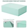 MONDEPAC Blue Gift Box - 11x7.5x3.5 Inches, Magnetic Lid, Includes Card, Ribbon, Shredded Paper Filler for Valentine's Day Gift Packaging view 2