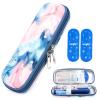 YOUSHARES Insulin Cooler Travel Case with 2 TSA Approved Ice Pack - Diabetic Carrying Cooling Bag for Insulin Pen and Diabetic Supplies Handy Medication Insulated (Quicksand Pink) view 1