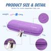 YOUSHARES Insulin Cooler Travel Case - Small EVA Diabetic Travel Case Portable Cooling Bag for Medication Cooling Insulation, Epi Pen Carrying Bag with 2 Diabetes Ice Packs (Purple) view 4
