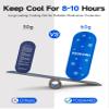 YOUSHARES Mini Ice Packs - Reusable, Thickened & Leak-proof Ice Pack for Insulin Cooler Travel Case, TSA Approved Ice Packs Suitable for Most Insulated Medication Travel Bag (4 Packs) view 2