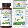 Brieofood Organic Cissus Quadrangularis 1500mg, 45 Servings, Vegetarian, Gluten Free, 90 Vegetarian Tablets view 1