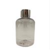 Natural Farms 3 pack- 8 oz Clear PET Boston Round Plastic Bottle with Silver Disc Cap view 2