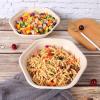 JAYEEY 37OZ Disposable salad bowls with lids, Sugarcane Fiber Paper Salad Bowls take away food containers Plant Fibers Freezer Safe 20 PACK view 3