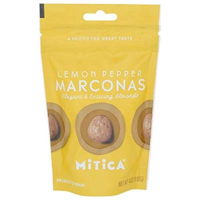 ES268 | Marcona Lemon Pepper | Almendras Marcona al Limn Picantes | 4 oz | Pack of 8