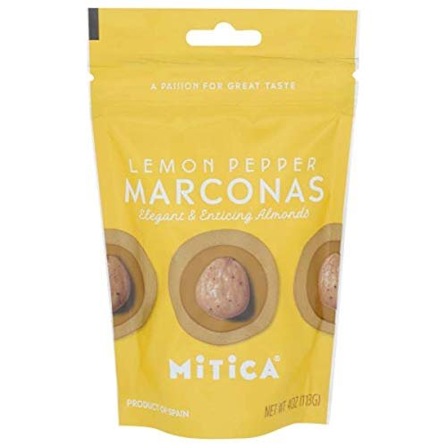 ES268 | Marcona Lemon Pepper | Almendras Marcona al Limn Picantes | 4 oz | Pack of 8