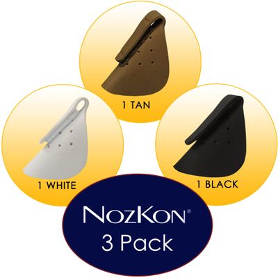 Nozkon UV Sun Protection Nose Cover with Adjustable Hook & Loop Strap
