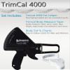 TrimCal 4000 Sequoia Fitness Body Fat Caliper with Body Measure Tape & Fat% Chart (Black & White) view 2