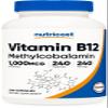 Nutricost Vitamin B12 (Methylcobalamin) 1000mcg, 240 Capsules - Vegetarian, Non-GMO & Gluten Free B12 Supplement view 1