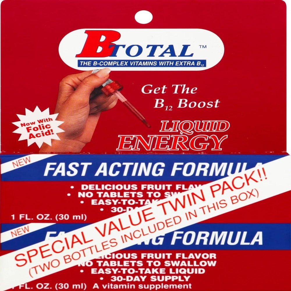 2 Set- The B-Total Solution - Sublingual B Vitamins - Twin Pak