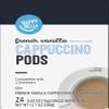 Amazon Brand - Happy Belly Cappuccino Coffee Pods Light Roast Compatible with 2.0 K-Cup Brewers, French Vanilla Flavored, 24 Count, 1.5 pound (Pack of 1) view 2