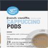 Amazon Brand - Happy Belly Cappuccino Coffee Pods Light Roast Compatible with 2.0 K-Cup Brewers, French Vanilla Flavored, 24 Count, 1.5 pound (Pack of 1) view 3