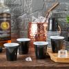 Lilymicky 600 PACK 2 oz Plastic Shot Glasses, Mini Black Disposable Shot Cups for Parties, Carnivals, and Any Events view 4