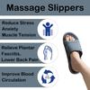 Massage Slippers for Women Men Acupressure Foot Plantar Fasciitis Sliders House Ladies Reflexology Sandals Shower Shoes Non-Slip Quick Drying Pool Beach Indoor Outdoor view 2
