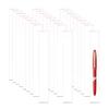EachDusto 1"x8" Long Cellophane Bags 300pcs Clear Self Adhesive Cello Baggies 2mil Skinny Self Stick Glassine Bags for Toothbrush Pencil Necklace Candy Crafts Coffee Spoon Lip Brush Straw view 1