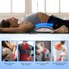 CHFSD Multi-Level Lower Back Cracker / Stretcher Device for Pain Relief, Lumbar Support Spine Board with 3 Adjustable Settings for Bed, Chair & Car with Massager view 2