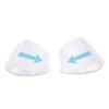 Heel Wedge Silicone Insoles: Gel Supination Pronation Corrective Adhesive Shoe Inserts for Foot Alignment Knock Knee Pain Bow Legs Transparent 3 Pairs view 3