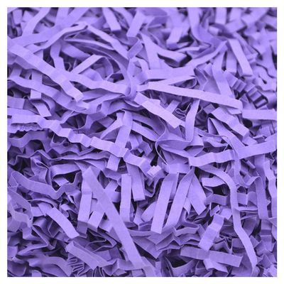 LKXHarleya 100g Cut Crinkle Paper Shred Filler for Gift Wrapping & Basket Filling, Purple