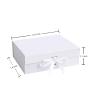 Gift Box,White Gift Box,10.2x7.4x3.1 Inches Gift Boxes with Ribbon and Magnetic Closure for Wrapping Gifts (White) view 2