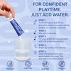 Anal Douche Powder with Reuseable Beaker - pH Balanced & Soothing Anal Flush Cleanser for Enema Bulbs (10 Pack) view 4