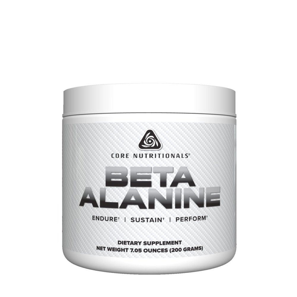 Core Nutritionals Beta Alanine Powder | Supports Strength, Muscle Performance, & Endurance | Helps Reduce Muscular Fatigue | 200 Grams (Unflavored)