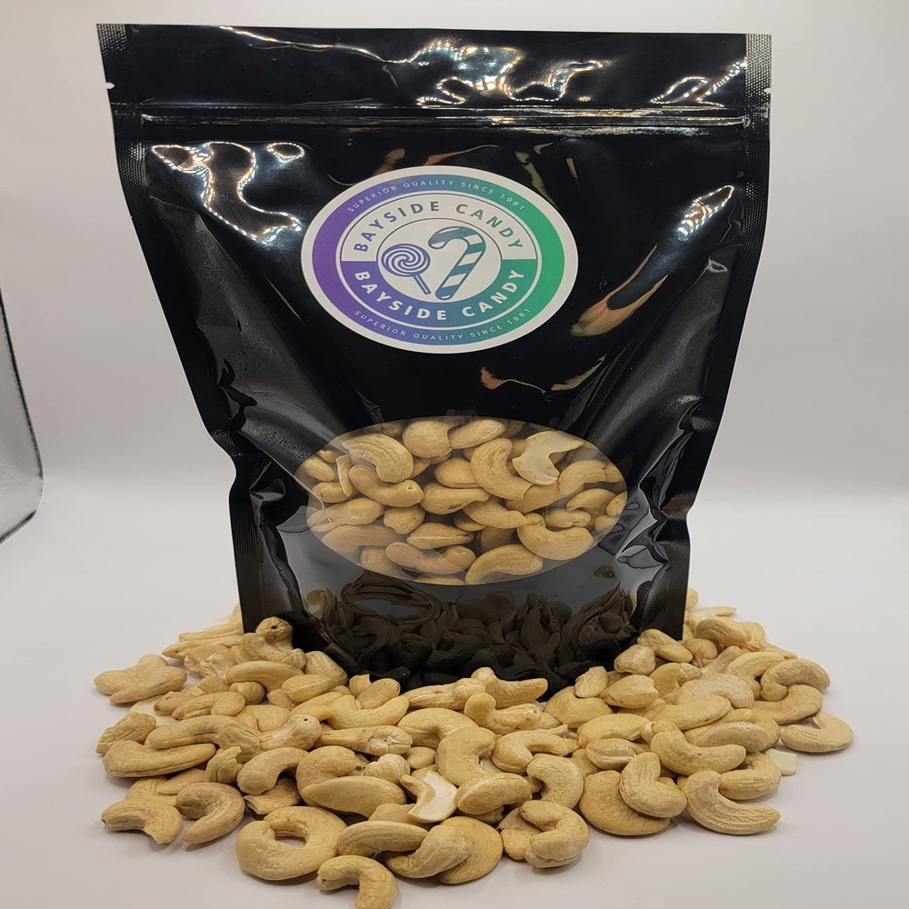 Bayside Candy Cashews (Raw whole Cashews, 2LB)