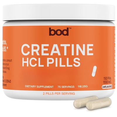 Goba Tea Creatine HCL Capsules  150 Pills | Creatine Hydrochloride Supplement for Men & Women | Easy-to-Swallow Alternative to Monohydrate Powder, Unflavored & Keto-Friendly