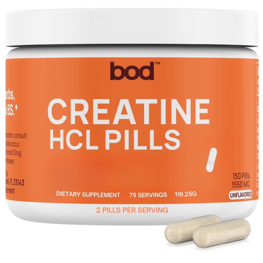 Goba Tea Creatine HCL Capsules  150 Pills | Creatine Hydrochloride Supplement for Men & Women | Easy-to-Swallow Alternative to Monohydrate Powder, Unflavored & Keto-Friendly